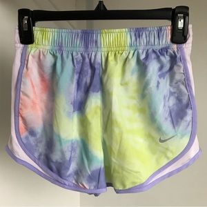 Nike • XS • DriFit Running Shorts Tie Dye Neon Pastel 3” Inseam